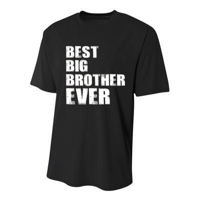 Best Big Brother Ever Youth Performance Sprint T-Shirt