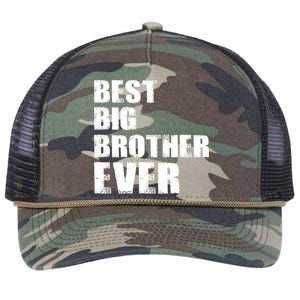 Best Big Brother Ever Retro Rope Trucker Hat Cap