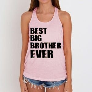 Best Big Brother Ever Women's Knotted Racerback Tank