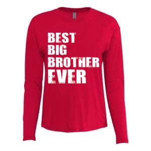 Best Big Brother Ever Womens Cotton Relaxed Long Sleeve T-Shirt