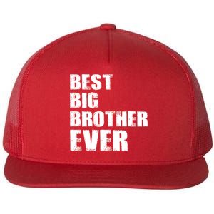 Best Big Brother Ever Flat Bill Trucker Hat