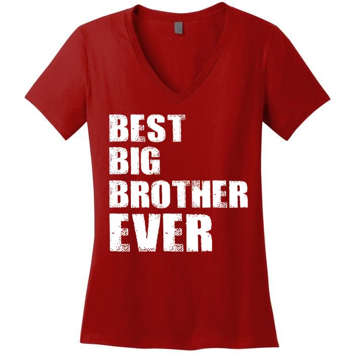 Best Big Brother Ever Women's V-Neck T-Shirt