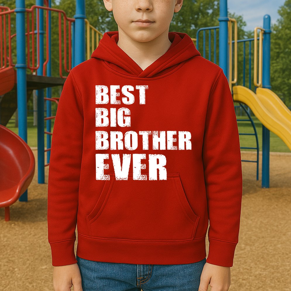 Best Big Brother Ever Kids Hoodie