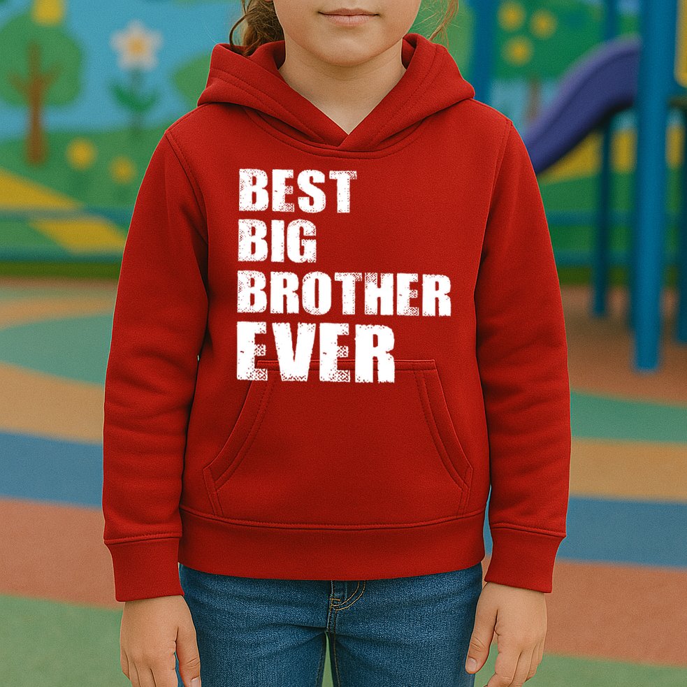 Best Big Brother Ever Kids Hoodie