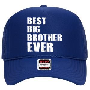 Best Big Brother Ever High Crown Mesh Back Trucker Hat