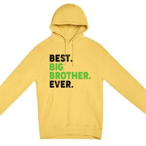 Best Big Brother Ever Older Sibling Premium Pullover Hoodie