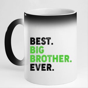 Best Big Brother Ever Older Sibling 11oz Black Color Changing Mug