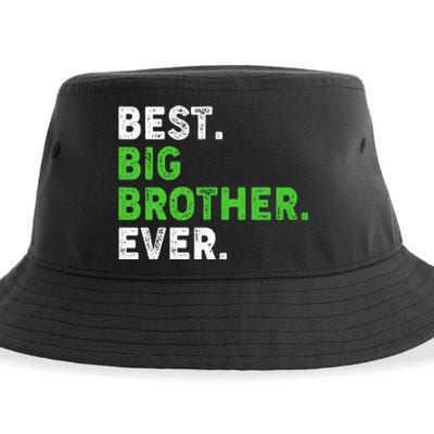 Best Big Brother Ever Older Sibling Sustainable Bucket Hat