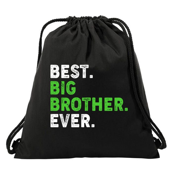 Best Big Brother Ever Older Sibling Drawstring Bag