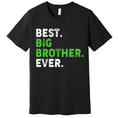 Best Big Brother Ever Older Sibling Premium T-Shirt