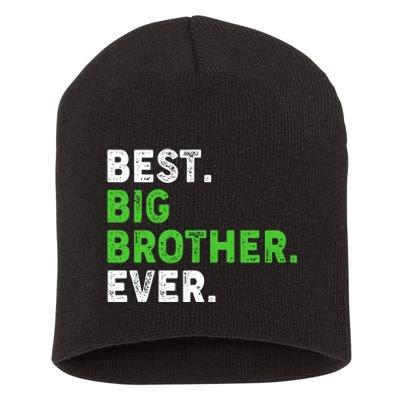 Best Big Brother Ever Older Sibling Short Acrylic Beanie