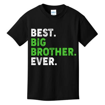 Best Big Brother Ever Older Sibling Kids T-Shirt