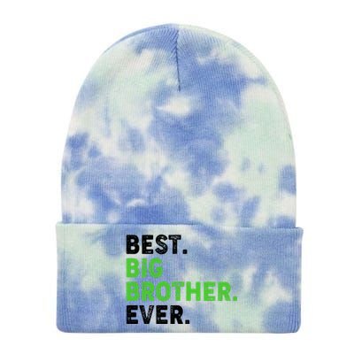 Best Big Brother Ever Older Sibling Tie Dye 12in Knit Beanie