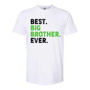 Best Big Brother Ever Older Sibling Softstyle CVC T-Shirt