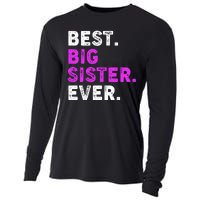 Best Big Sister Ever Older Sibling Cooling Performance Long Sleeve Crew