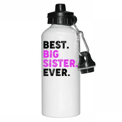 Best Big Sister Ever Older Sibling Aluminum Water Bottle