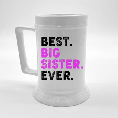 Best Big Sister Ever Older Sibling Beer Stein