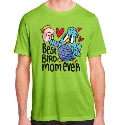 Best Bird Mom Ever Adult ChromaSoft Performance T-Shirt