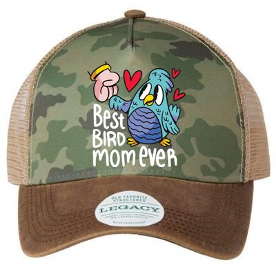 Best Bird Mom Ever Legacy Tie Dye Trucker Hat