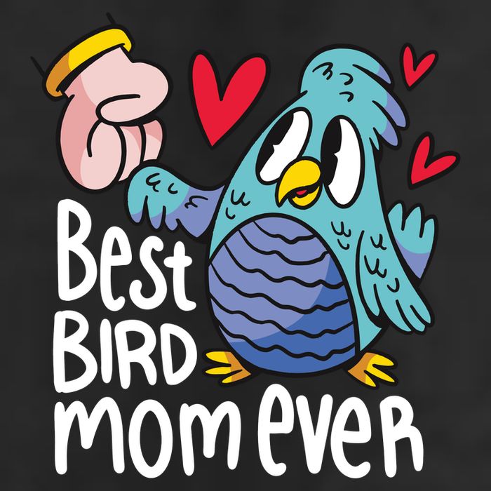 Best Bird Mom Ever 7 Panel Mesh Trucker Snapback Hat