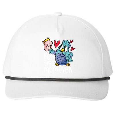 Best Bird Mom Ever Snapback Five-Panel Rope Hat