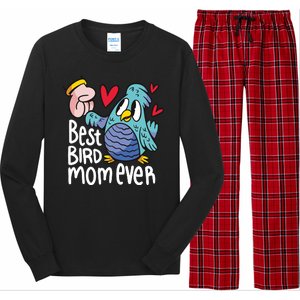 Best Bird Mom Ever Long Sleeve Pajama Set