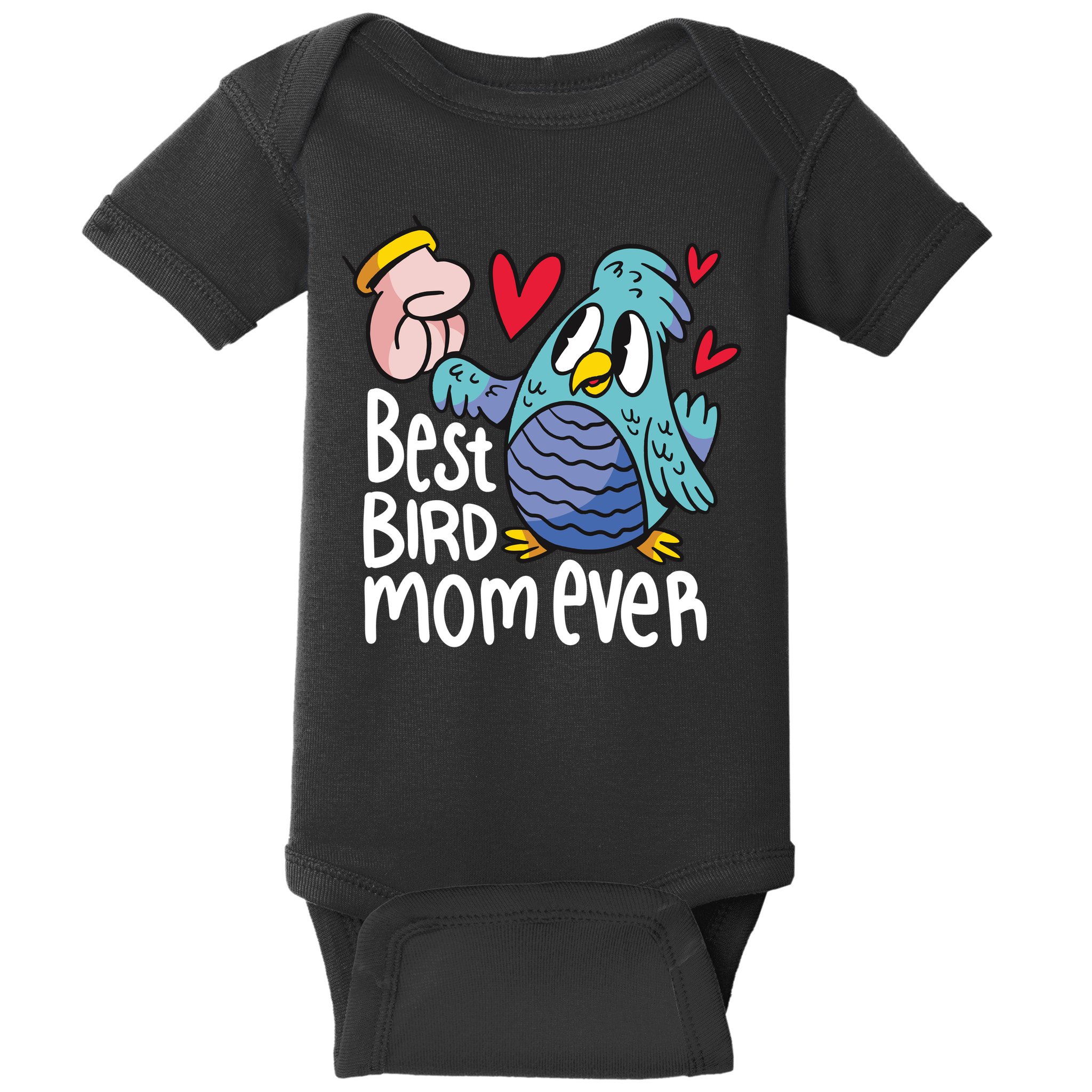 Best Bird Mom Ever Baby Bodysuit