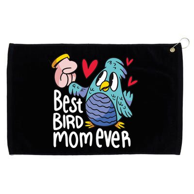 Best Bird Mom Ever Grommeted Golf Towel