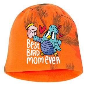 Best Bird Mom Ever Kati - Camo Knit Beanie