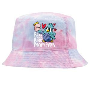 Best Bird Mom Ever Tie-Dyed Bucket Hat