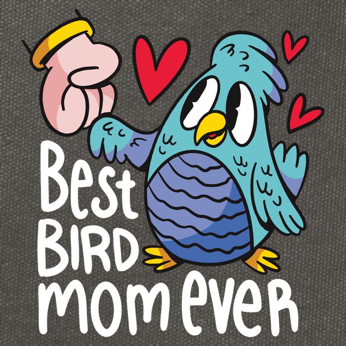Best Bird Mom Ever Cotton Canvas Backpack