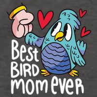 Best Bird Mom Ever Vector Backpack