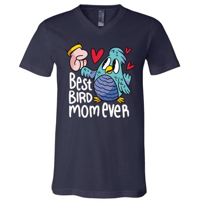 Best Bird Mom Ever V-Neck T-Shirt