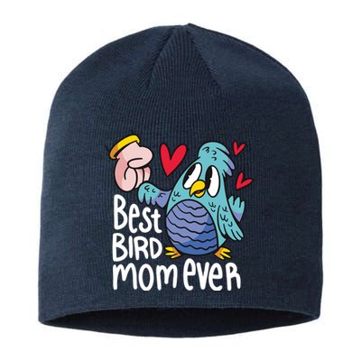 Best Bird Mom Ever Sustainable Beanie