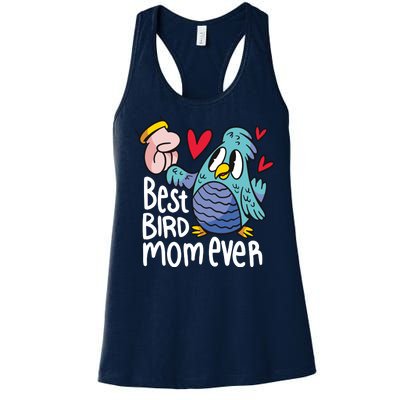 Best Bird Mom Ever Women's Racerback Tank