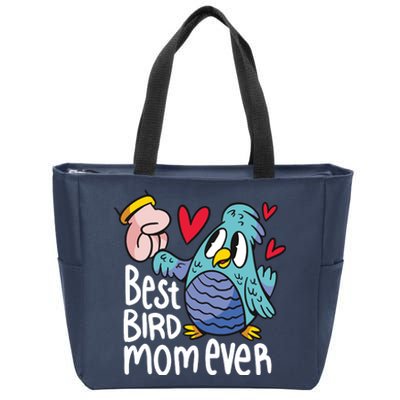 Best Bird Mom Ever Zip Tote Bag