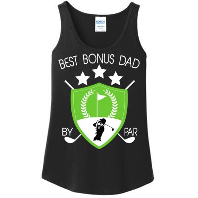 Best Bonus Dad By Par Ladies Essential Tank