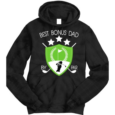 Best Bonus Dad By Par Tie Dye Hoodie