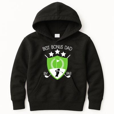 Best Bonus Dad By Par Kids Hoodie
