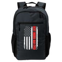 Best Bonus Dad Ever Distressed US Flag Backpack