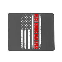 Best Bonus Dad Ever Distressed US Flag Mousepad