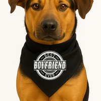 Best Boyfriend Ever USA-Made Doggie Bandana