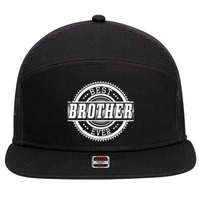 Best Brother Ever 7 Panel Mesh Trucker Snapback Hat