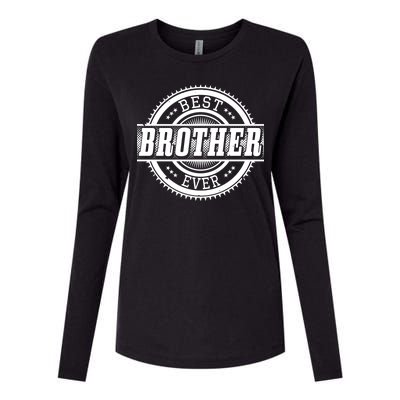 Best Brother Ever Womens Cotton Relaxed Long Sleeve T-Shirt