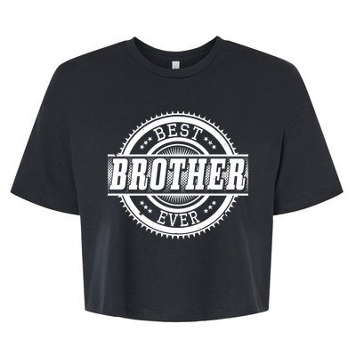 Best Brother Ever Bella+Canvas Jersey Crop Tee