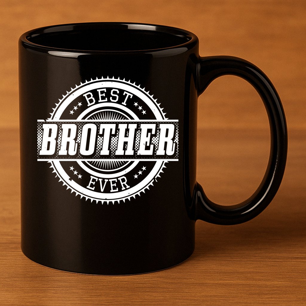 Best Brother Ever 11oz C Handle Ceramic Mug