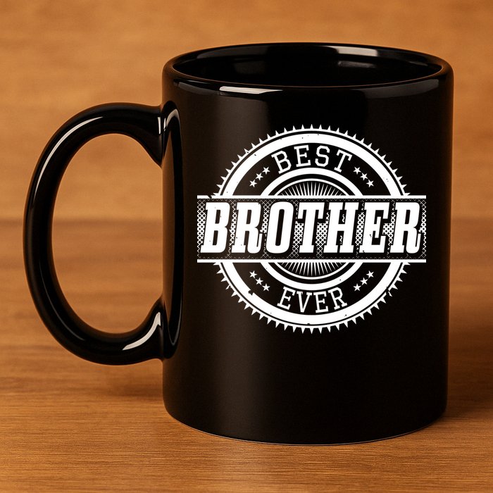 Best Brother Ever 11oz C Handle Ceramic Mug