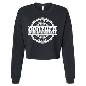 Best Brother Ever Cropped Pullover Crew