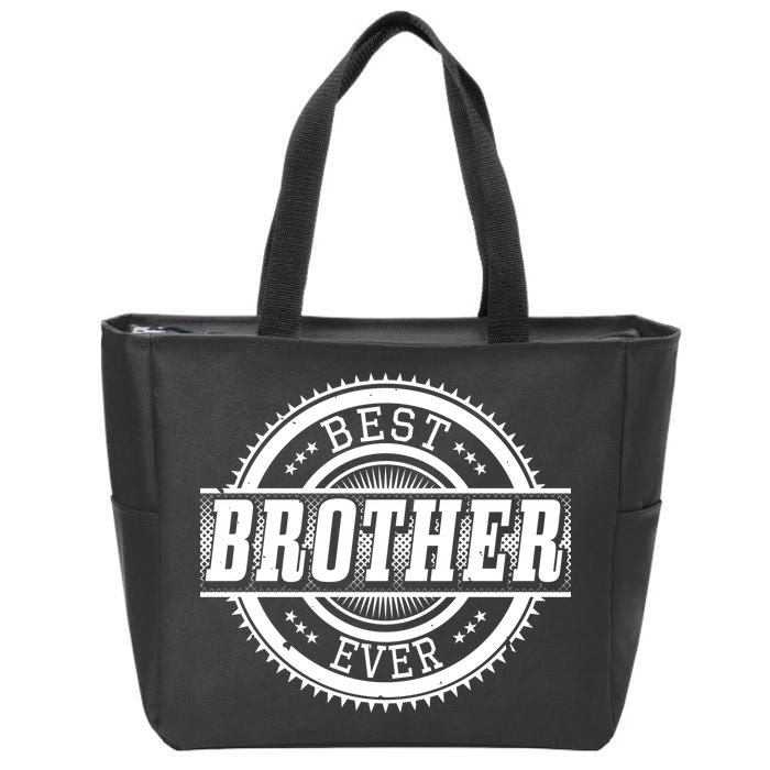 Best Brother Ever Zip Tote Bag