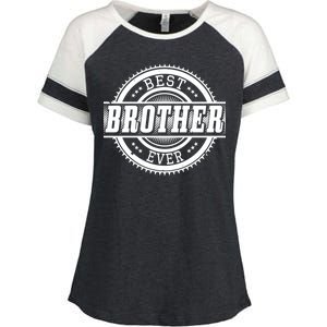 Best Brother Ever Enza Ladies Jersey Colorblock Tee